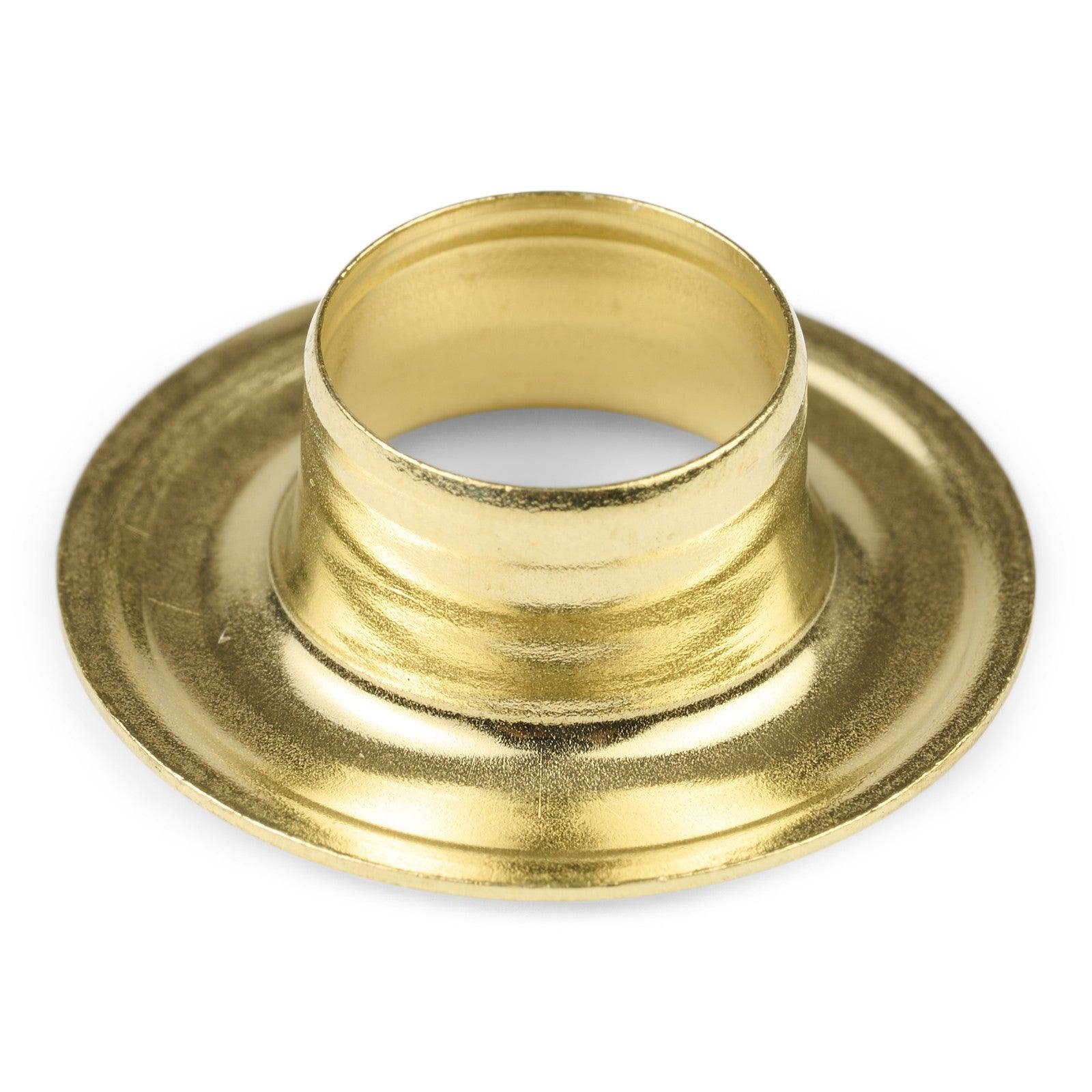 2 Brass Grommets – Plain Washers – 3/8 – 25 Gross