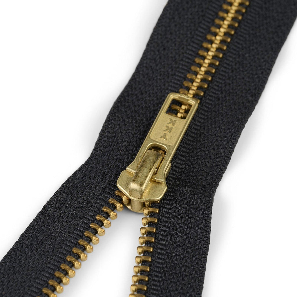 YKK Jeans Zip - Brass Teeth —  - Sewing Supplies